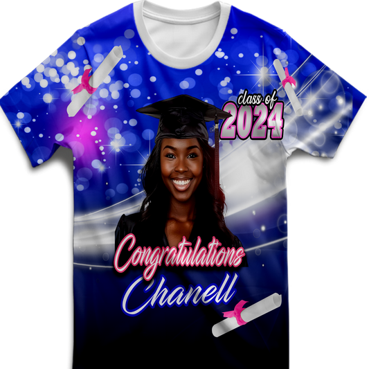 Graduation 3D/ Allover Shirt